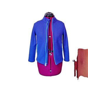 Spyder Stryke Jacket Blue Endure Girls Size Large 14/16 Full Zip